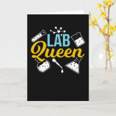 Carte Laboratoire Queen Laboratoire de lutherie Scientif (Fleur jaune)