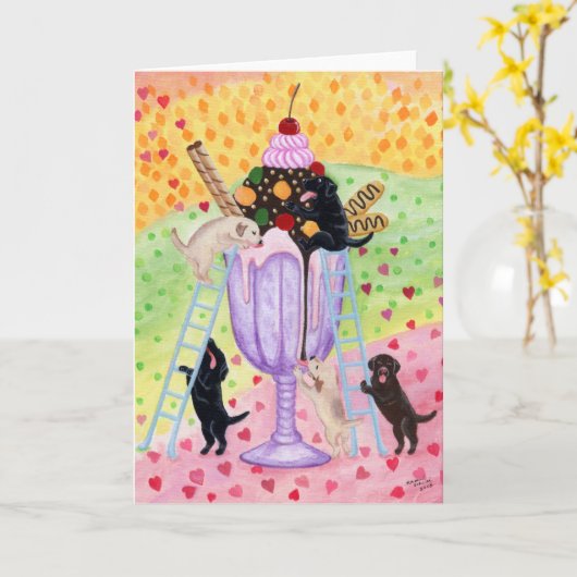 Carte Laboratoires de crème glacée (Fleur jaune)