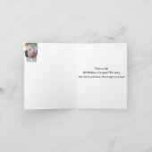 Carte Labradoodle en Casquette d'anniversaire (Intérieur)