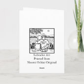 Carte Labrador et papa (Dos)