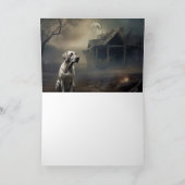 Carte Labrador Halloween (Intérieur)