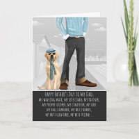 Labrador jaune de la Fête des pères des chiens