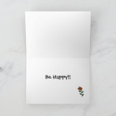 Carte Labrador jaune vous observant (Intérieur)