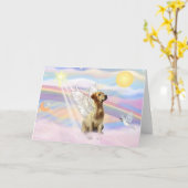 Carte Labrador Retriever (Fleur jaune)