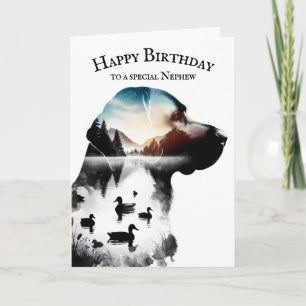 Carte Labrador Retriever Anniversaire Pour Nephew