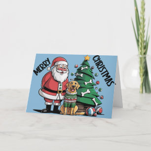 Carte Labrador Retriever drôle de chien avec l'art de Sa