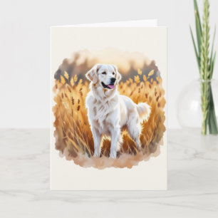 Carte Labrador Retriever Fox Red Chien