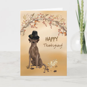 Carte Labrador Retriever Funny Pilgrim Casquette Thanksg