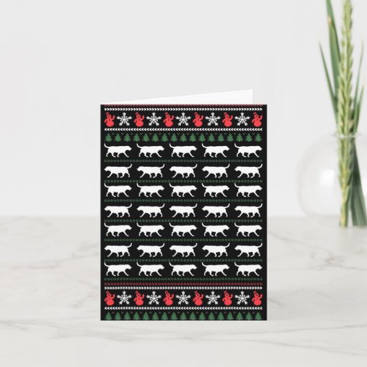 Carte Labrador Retriever Joyeux Noël Laide Sweat Do (Devant)