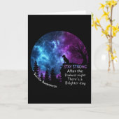 Carte Labrador Retriever Sensibilisation au suicide Amat (Fleur jaune)