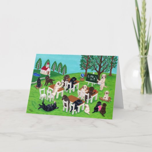 Carte Labrador School (Devant)