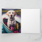 Carte Labrador sur une rame : une aventure Pittoresque (Intérieur)