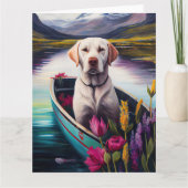 Carte Labrador sur une rame : une aventure Pittoresque (Devant)