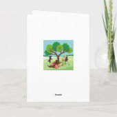 Carte Labradors et Happy Tree Card (Dos)