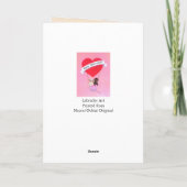 Carte Labradors pour l'anniversaire de mariage (Dos)