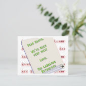 Carte Labradors rien et gentil (Debout devant)