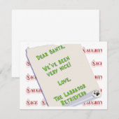 Carte Labradors rien et gentil (Devant / Derrière)