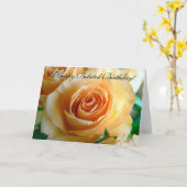 Carte L'abricot s'est levé (Fleur jaune)