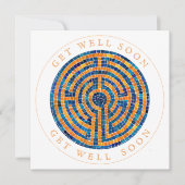 Carte LABYRINTH IV Carré Flat Get Well Card (Devant)