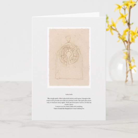 Carte Labyrinthe (Fleur jaune)