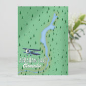 Carte Lac Abraham, Canada (Debout devant)