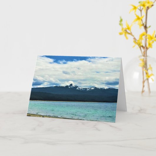 Carte Lac Crescent (Fleur jaune)