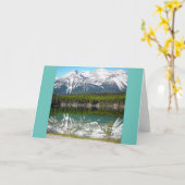 Carte Lac de Banff, Canada (Fleur jaune)