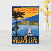 Carte Lac de Como (Fleur jaune)