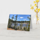 Carte Lac Devil, Oregon (Fleur jaune)