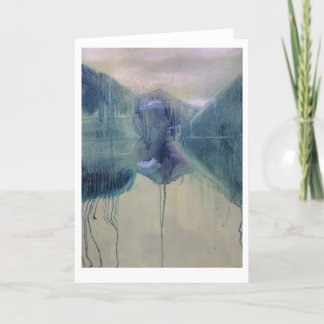 Carte Lac et montagnes