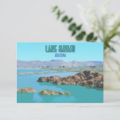 Carte Lac Havasu Arizona Vintage (Debout devant)
