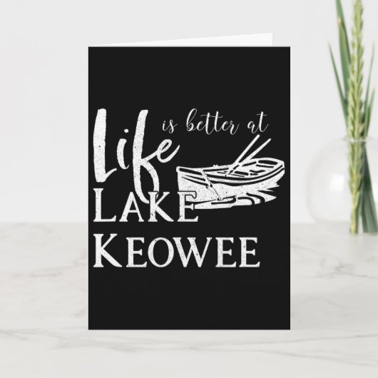 Carte Lac Keowee  (Devant)