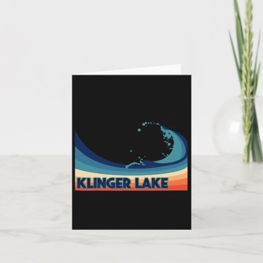 Carte Lac Klinger (Devant)