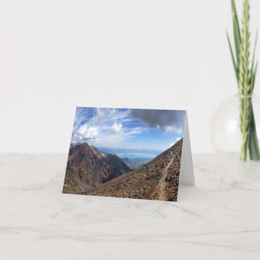 Carte Lac Mono du col Koip Peak - Sierra (Devant)