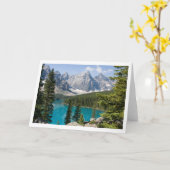 Carte Lac Moraine Canada (Fleur jaune)