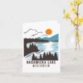 Carte Lac Nagawicka (Fleur jaune)