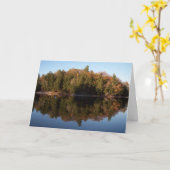 Carte Lac Sebago, Maine (Fleur jaune)
