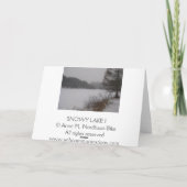 Carte Lac Snowy (Dos)