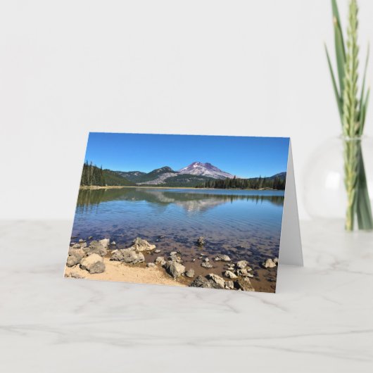 Carte Lac Sparks, OR (Devant)
