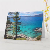 Carte Lac Tahoe Blue Green Waters (Fleur jaune)