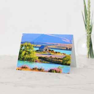 Carte Lac Tekapo, Nouvelle-Zélande