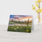 Carte Lac Tipsoo du mont Rainier (Fleur jaune)