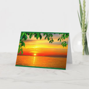 Carte Lac Winnebago Coucher De Soleil Penser À Vous