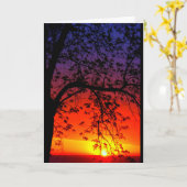 Carte Lac Winnebago Coucher De Soleil Penser À Vous (Fleur jaune)