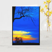 Carte Lac Winnebago Coucher De Soleil Penser À Vous (Fleur jaune)