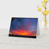 Carte Lac Winnebago Coucher De Soleil Penser À Vous (Fleur jaune)