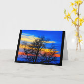 Carte Lac Winnebago Coucher De Soleil Penser À Vous (Fleur jaune)