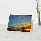 Carte Lac Winnebago Coucher De Soleil Penser À Vous (Devant)