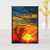 Carte Lac Winnebago Coucher De Soleil Penser À Vous (Fleur jaune)