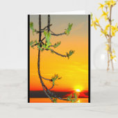 Carte Lac Winnebago Coucher De Soleil Penser À Vous (Fleur jaune)